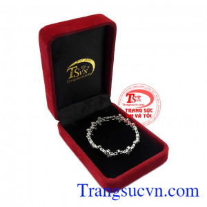 Lắc tay nữ vàng trắng nhập khẩu chất lượng, uy tín, giao hàng toàn quốc,Lắc tay nữ vàng trắng nhập khẩu