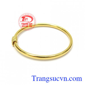 Lắc vàng trẻ em xinh xắn vàng tây 10k bền đẹp, chất lượng, kiểu dáng độc đáo