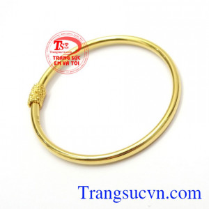 Lắc vàng trẻ em xinh xắn đeo bền đẹp, chất lượng vàng đảm bảo