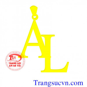 Mặt dây chuyền chữ lồng vàng 18k