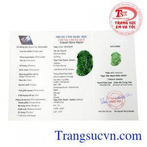 Mặt ngọc thích hợp bọc vàng hoặc bạc để làm mặt dây. Mặt Chúa ngọc cẩm thạch đẹp.