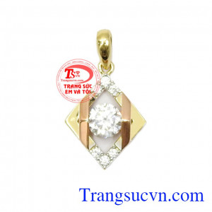 Mặt dây nữ vàng cá tính là sản phẩm mặt dây đẹp, nhập khẩu từ Hàn Quốc,Mặt dây nữ vàng cá tính