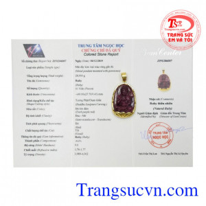 Mặt dây phật bản mệnh tuổi Tuất- Hợi