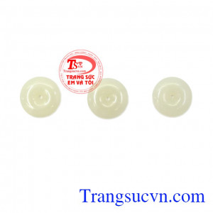 Màu sắc trẻ trung, bắt mắt phù hợp với nhiều lứa tuổi,Mặt đồng xu Jadeite may mắn