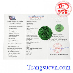 gọc cẩm thạch thiên nhiên hợp phong thủy. Mặt ngọc cẩm thạch long phụng. 