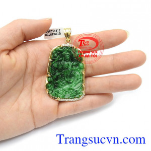 Mặt phật Quan Âm cưỡi rồng bình an là lá bùa hộ mệnh mang lại may mắn, bình an và tài lộc cho người đeo