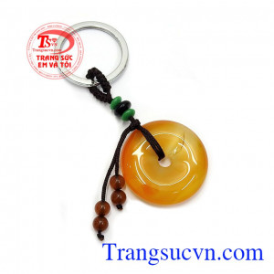 Móc chìa khóa đồng xu mã não đẹp được nhiều người yêu thích, giao hàng nhanh trên toàn quốc