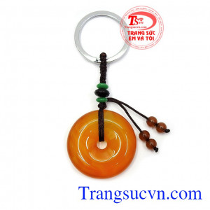 Móc chìa khóa mã não đẹp là sản phẩm đá mã não thiên nhiên