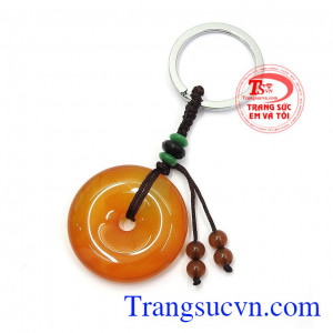 Móc chìa khóa mã não đẹp mang đến may mắn cho người đeo, giao hàng nhanh trên toàn quốc