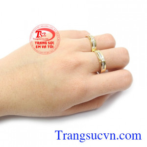 Nhẫn cưới gắn kết bền chặt thương hiệu uy tín, bảo hành 12 tháng, giao hàng nhanh toàn quốc