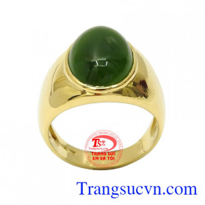 Nhẫn nam Nephrite may mắn thương hiệu uy tín, chất lượng, giao hàng nhanh toàn quốc