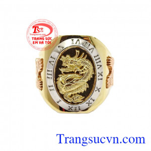 Nhẫn nam từ lâu đã là món trang sức không thể thiếu được đối với phái mạnh,Nhẫn nam Rồng vàng nhập khẩu