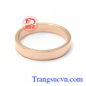 Nhẫn nam vàng hồng phong cách phù hợp nhiều phong cách thời trang và lứa tuổi khác nhau