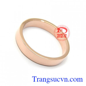 Nhẫn nam vàng hồng phong cách thương hiệu bền đẹp, chất lượng, chế tác theo yêu cầu, giao hàng nhanh trên toàn quốc