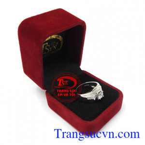 Nhẫn nam vàng trắng phong độ thương hiệu Em và Tôi uy tín, chất lượng, giao hàng nhanh trên toàn quốc