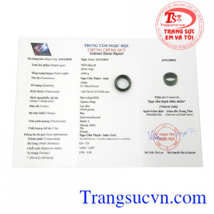 Ngọc cẩm thạch phù hợp với nhiều mệnh, có thể làm quà tặng cho người dùng. Nhẫn ngọc cẩm thạch ngón út đẹp.