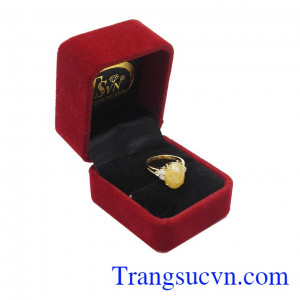 Nhẫn nữ saphir vàng thịnh vượng