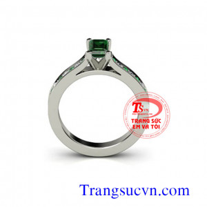 Nhẫn nữ vàng trắng 