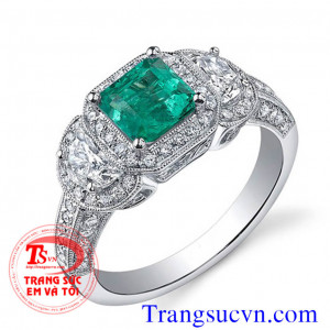 Nhẫn nữ vàng trắng