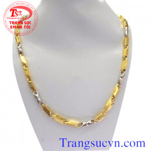 Vòng cổ nam vàng tây