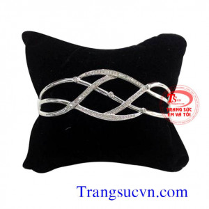 Vòng tay vàng tây đá quý