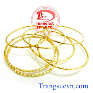 Vòng tuần đẹp vàng tây