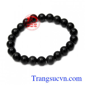 Chuỗi tay Obsidian 8ly thiên nhiên là biểu tượng của chòm sao Ma Kết, Nhân Mã, Sư Tử.
