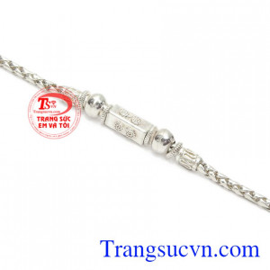 Dây chuyền bạc trẻ em cá tính chất lượng.