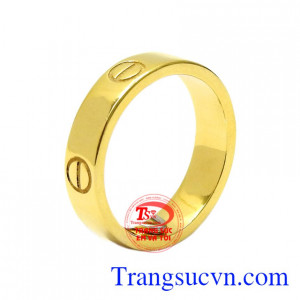 Nhẫn nữ vàng cá tính là sản phẩm được chế tác sang trọng, bắt mắt, hợp xu hướng.