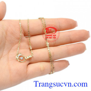 Bộ dây chuyền vàng nữ hoàng vàng 10k giao hàng toàn quốc.