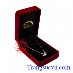 Bộ dây chuyền vàng thiên nga