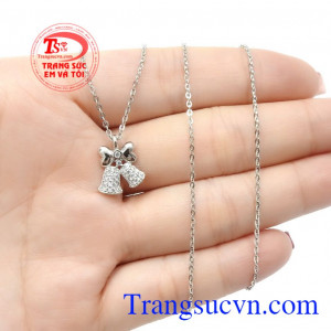 Tiếng chuông ngân thường mang đến tin vui và hoan hỉ,Bộ dây vàng trắng quả chuông
