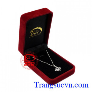 Bộ mặt dây nữ hoàng vàng 10k