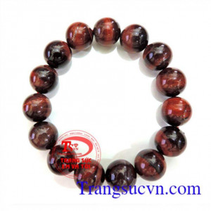 Chuỗi vòng đá mắt hổ đỏ