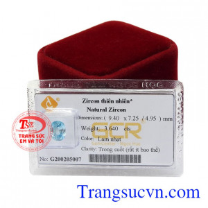 Đá ép vỉ Zircon chất lượng có giấy kiểm định uy tín.