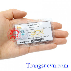 Đá Zircon giúp lưu thông máu tốt hơn, làm giảm sự lo âu, hồi hộp. Đá ép vỉ Zircon chất lượng