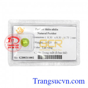 Đá Peridot ép vỉ cao cấp là sản phẩm đá quý chất lượng cao, màu sắc đẹp được kiểm định bởi Trung tâm ngọc học,Đá Peridot ép vỉ cao cấp