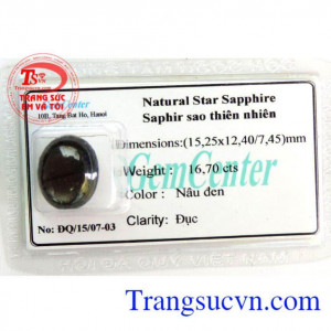 Đá quý saphir sao