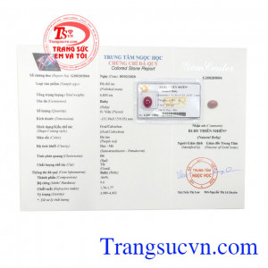 Theo phong thùy, Ruby là lá bùa hộ mệnh của người mệnh Thổ, Hỏa giúp họ gặp nhiều may lành, thịnh vượng và bình an,Đá Ruby ép vỉ tài lộc