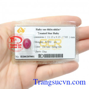 Theo phong thủy, sắc đỏ của đá Ruby mang lại may mắn, bình an cho người mệnh Hỏa và Thổ,Đá Ruby sao ép vỉ thiên nhiên