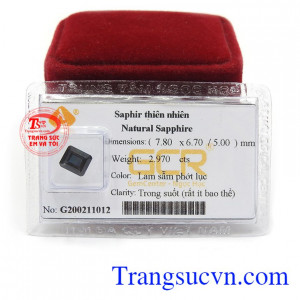 Đá sapphire ép vỉ cao cấp còn là viên đá của tình yêu, hôn nhân bền vững, sự giàu có và lòng chung thủy
