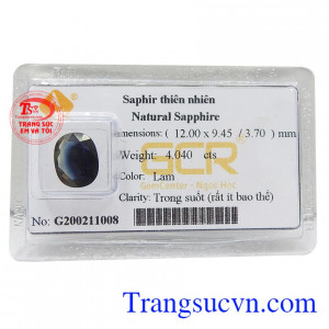 Sapphire là viên đá của tri thức, sáng suốt, giúp kích thích tâm trí và mang lại sự khôn ngoan của mỗi người