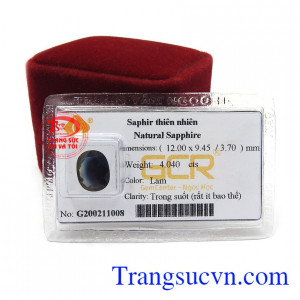 Ngoài ra, Đá sapphire ép vỉ quyền lực còn mang lại nhiều may mắn, tài lộc và bình an cho mỗi người khi đeo bên mình, là lá bùa hộ mệnh cho người đeo