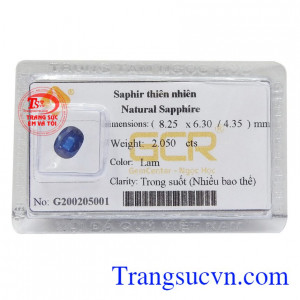 Đá sapphire ép vỉ thịnh vượng là viên đá của tri thức, sự sáng suốt và trung thực