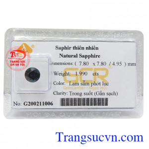 Vì vậy, Đá sapphire thiên nhiên an nhiên rất được ưa chuộng, phù hợp làm mặt dây chuyền, mặt nhẫn đeo thời trang, sang trọng và bình an