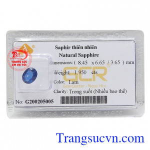 Vì vậy, sapphire là viên đá cho mùa cưới như một biểu hiện của tình yêu vĩnh cửu và hôn nhân viên mãn