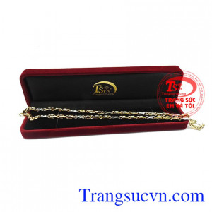 Dây chuyền vàng nam thời trang được bảo hành uy tín, giao hàng toàn quốc. 