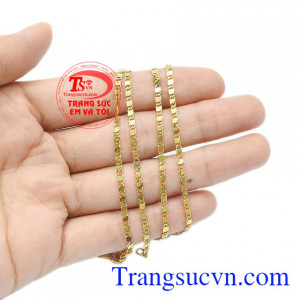 Dây chuyền vàng đảm bảo Uy tín. Dây chuyền vàng tây