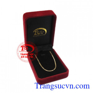 Dây chuyền vàng tây khách hàng ưa chuộng nhiều năm. 