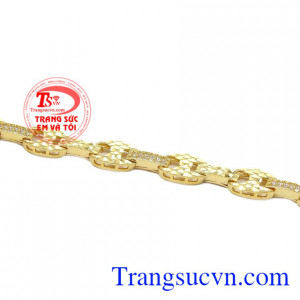 Lắc tay nữ sang trọng mang vẻ đẹp kiêu sa và đầy quyến rũ. 